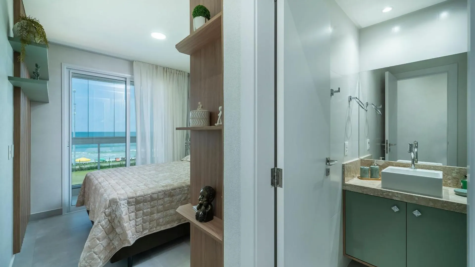דירה בומבינאס A13 - Apartamento Beira Mar Na Praia De Bombas 02 Suites