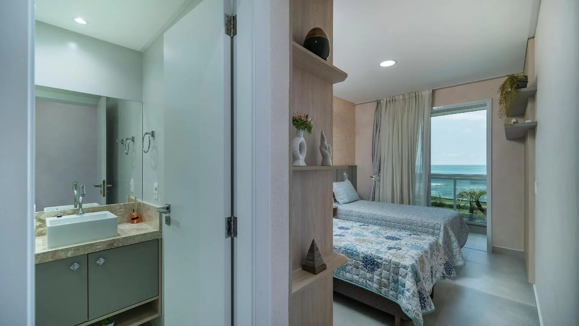 בומבינאס A13 - Apartamento Beira Mar Na Praia De Bombas 02 Suites דירה
